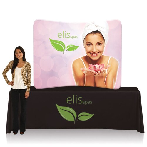 6 ft. EZ Tube® Curve Table Top — Graphic Package